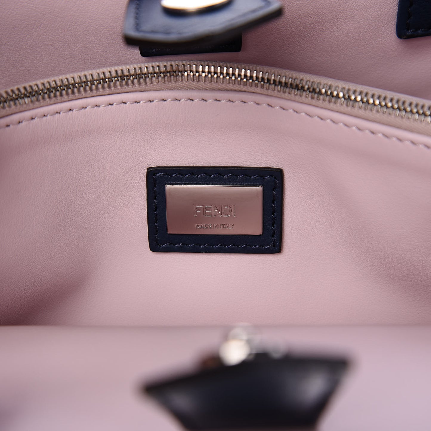 Vitello Dolce Century Petite 2Jours Tote Blue Rosa Doll