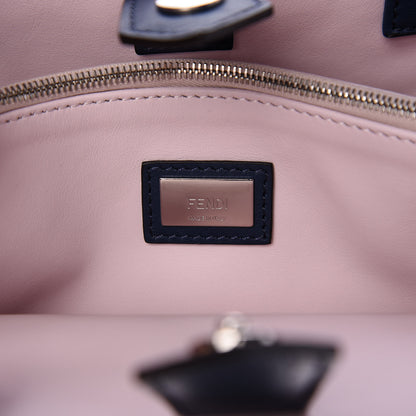 Fendi Vitello Dolce Century Petite 2Jours Tote Blue Rosa Doll 7 of 11