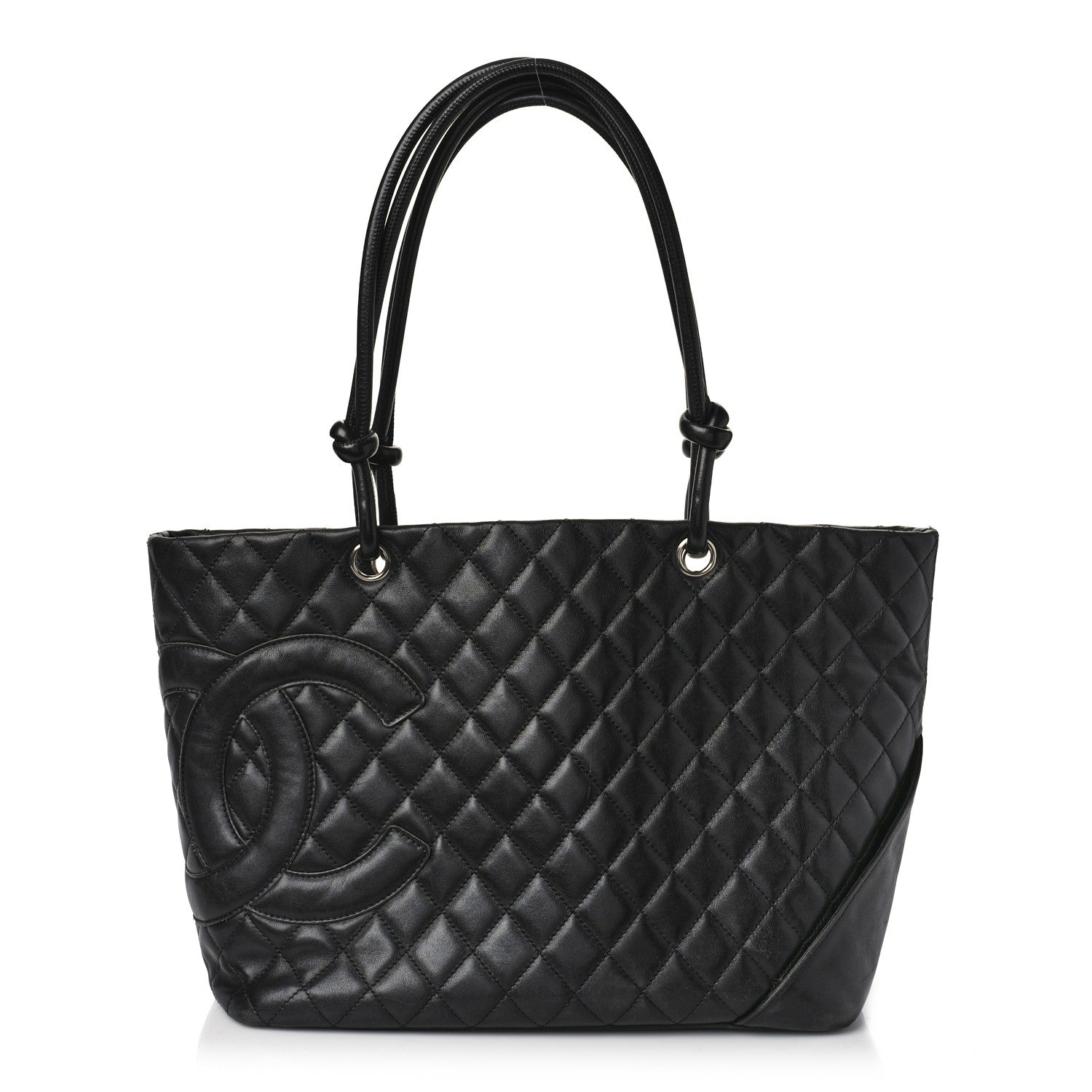 Chanel Calfskin Quilted Large Cambon Tote Black 1 of 15