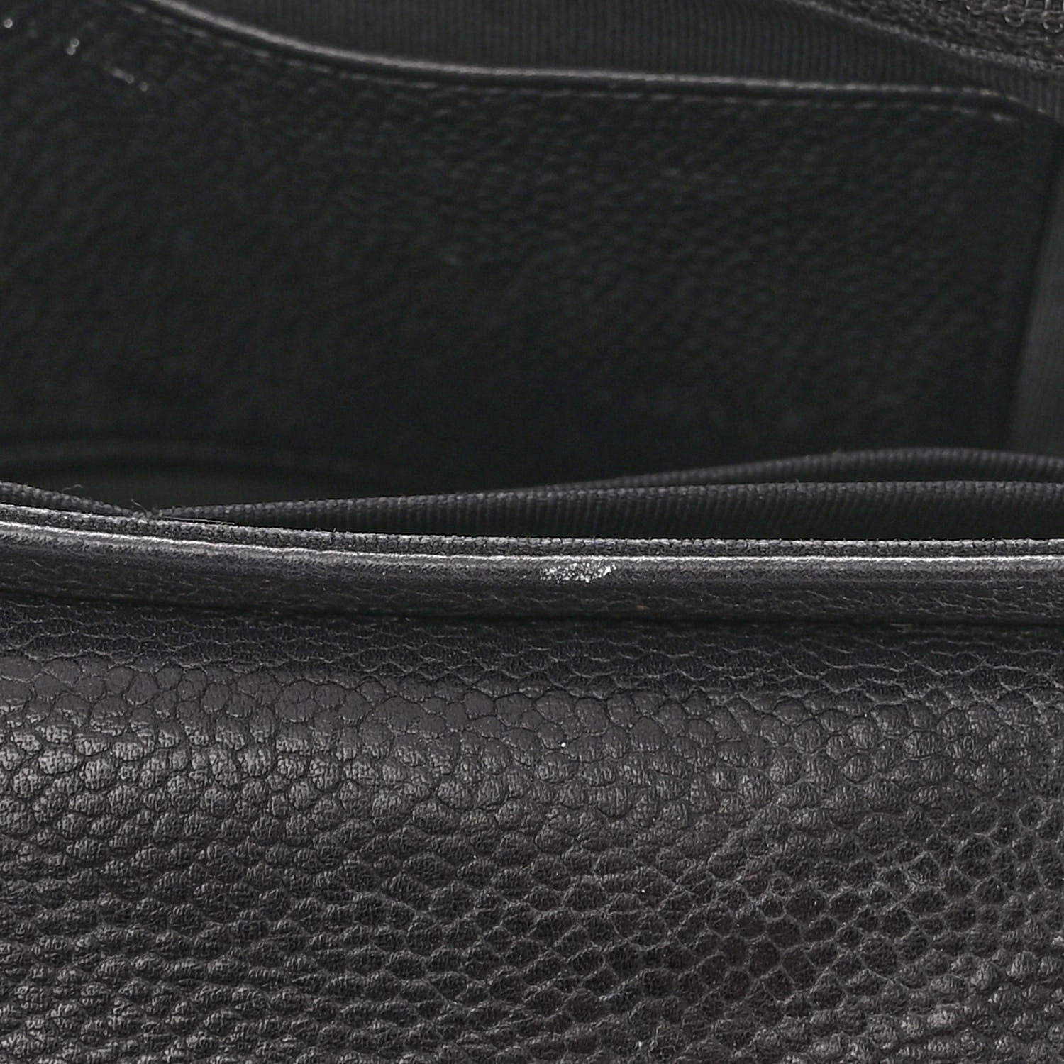 Chanel Caviar Half Moon Wallet On Chain WOC Black 11 of 12