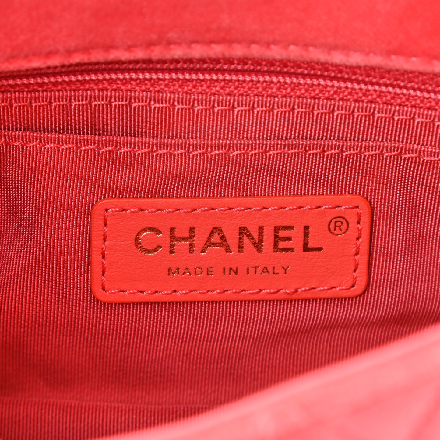 Velvet Quilted Mini Rectangular Pearl Crush Flap Coral