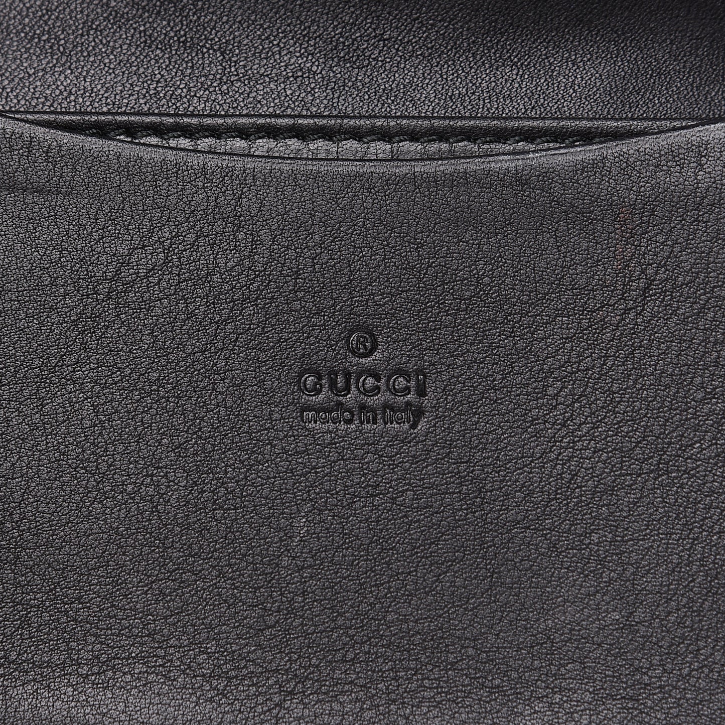 Guccissima Card Case Black