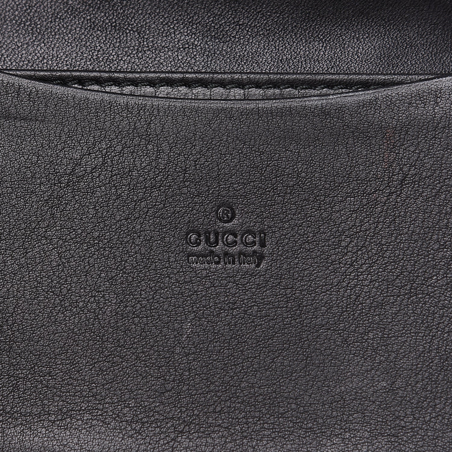Gucci Guccissima Card Case Black 5 of 9