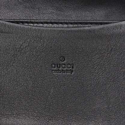 Gucci Guccissima Card Case Black 5 of 9