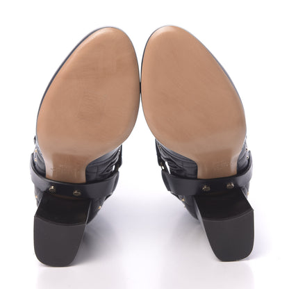 Valentino Garavani Nappa Rockstud Spike 90mm Ankle Boots 35.5 Marine 5 of 9