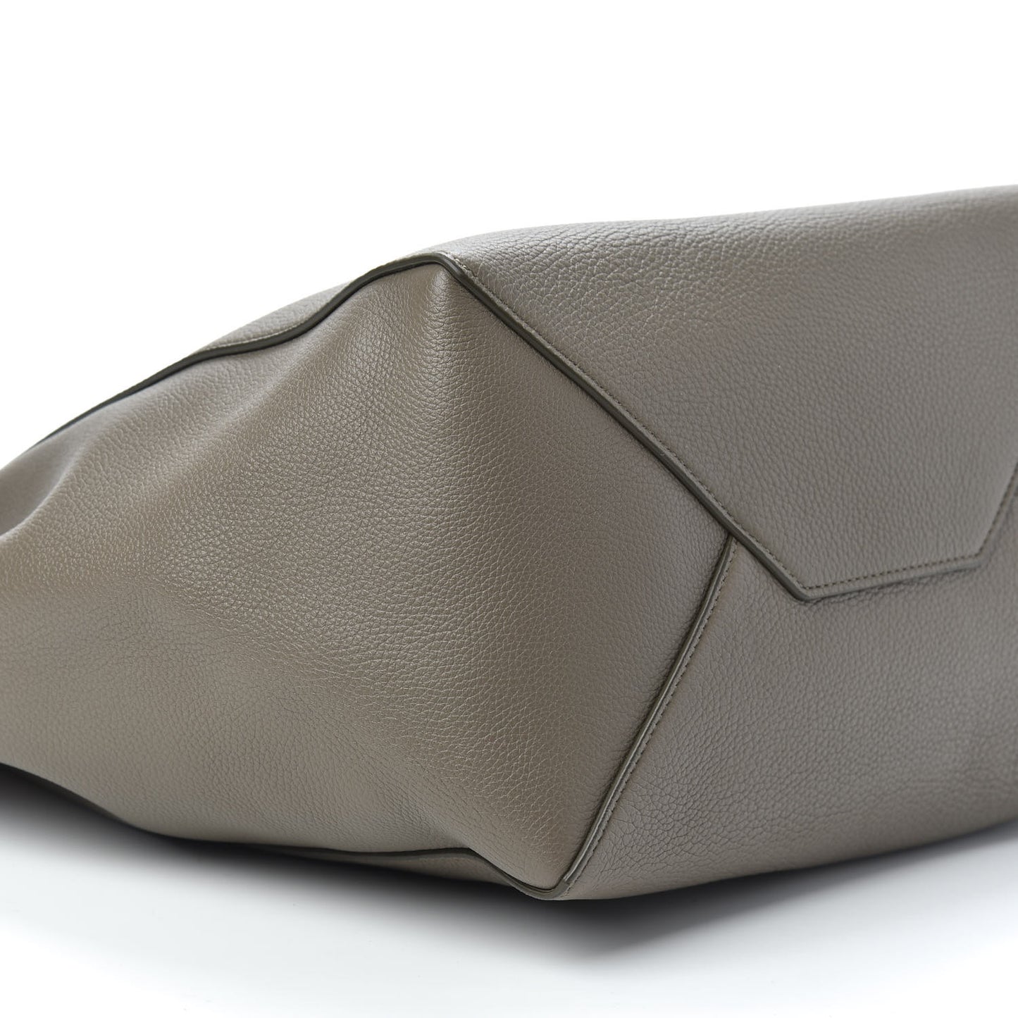 Soft Grained Calfskin Small Belt Cabas Phantom Taupe