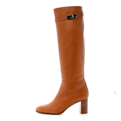 Hermes Heritage Calfskin Story Boots 41 Naturel 1 of 12