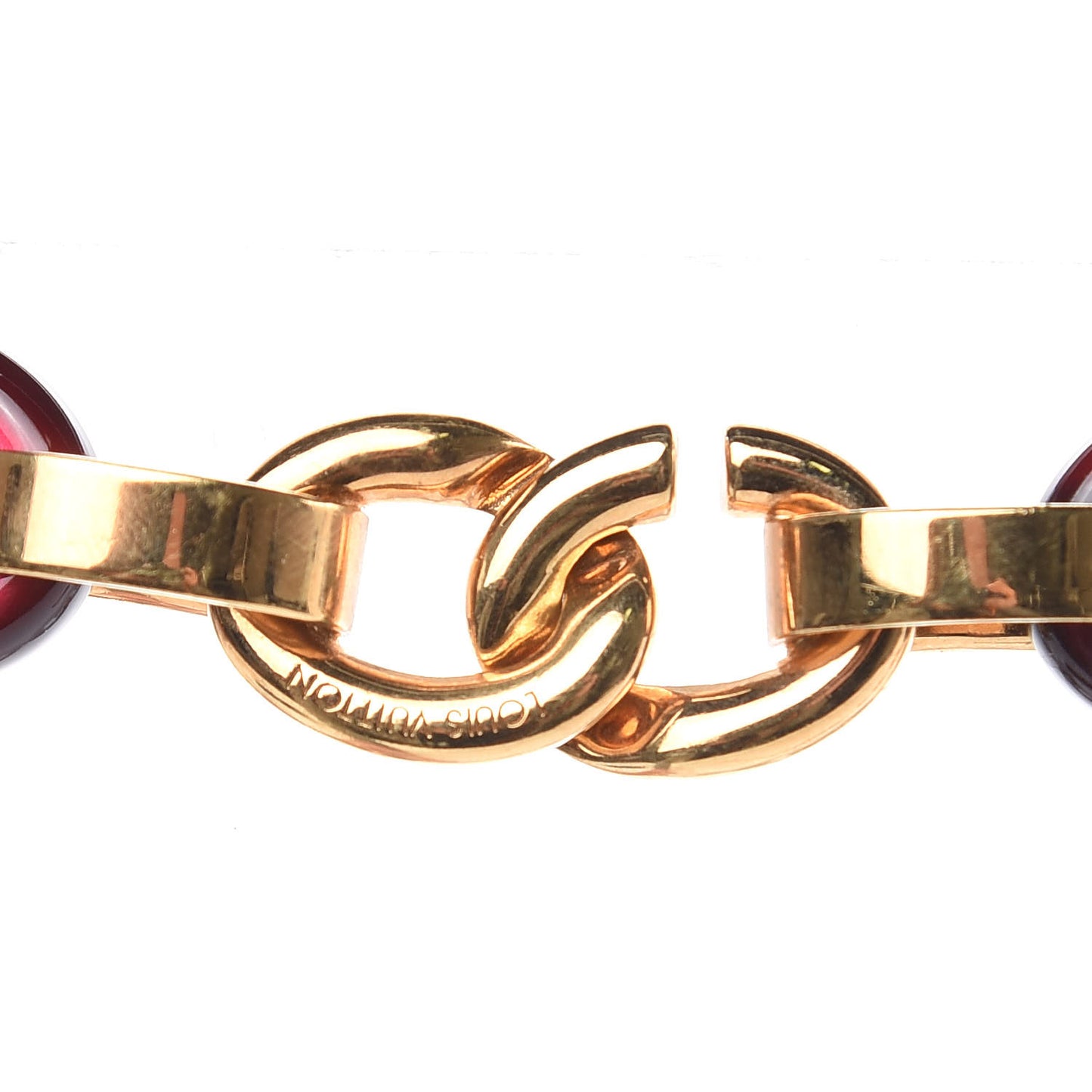Gimme A Clue Collar Necklace Purple Gold