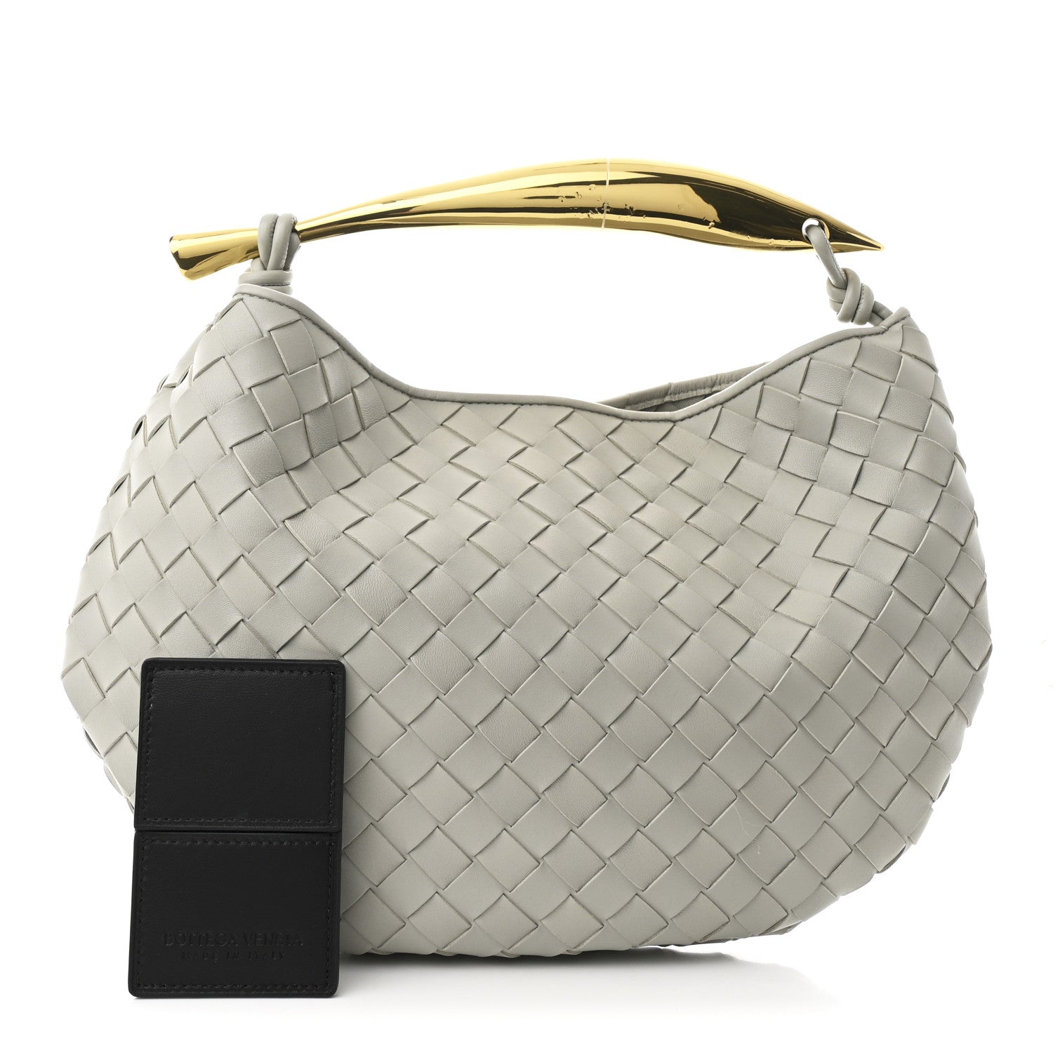 Bottega Veneta Nappa Intrecciato Sardine Bag Agate Grey 3 of 11