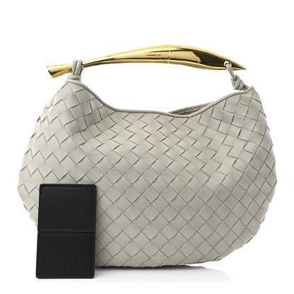 Bottega Veneta Nappa Intrecciato Sardine Bag Agate Grey 3 of 11