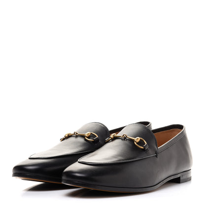 Gucci Calfskin Womens Jordaan Loafers 40.5 Black 3 of 12