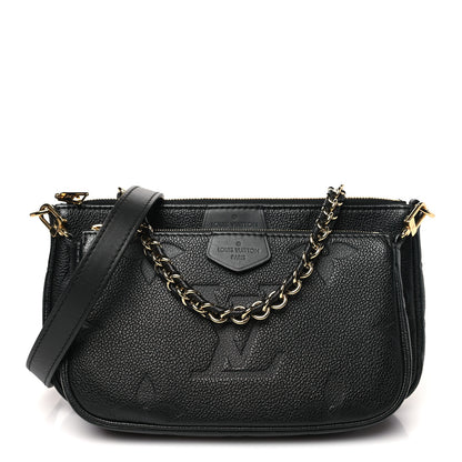 Louis Vuitton Empreinte Monogram Giant Multi Pochette Accessories Black 1 of 10