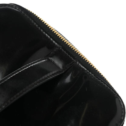 Chanel Patent Vanity Cosmetic Case Black 11 of 12