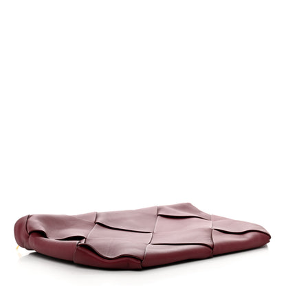 Bottega Veneta Nappa Maxi Blown Up Intrecciato Pouch Clutch Bordeaux 4 of 6