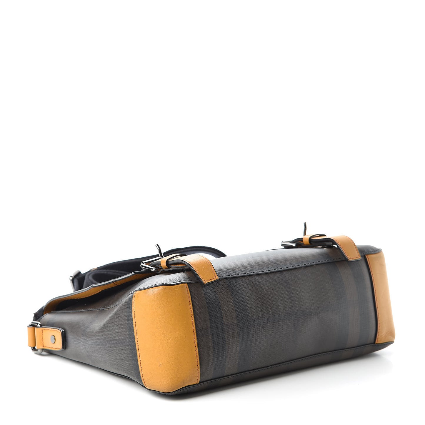 Smoked Check Medium Messenger Bag Brown