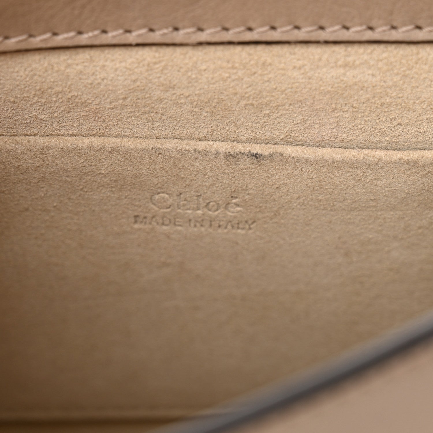 Chloe Calfskin Suede Small Nile Bracelet Bag Motty Grey 6 of 14