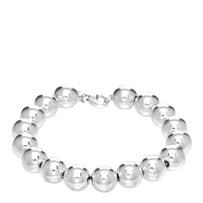 Tiffany Sterling Silver 10mm HardWear Ball Bracelet 1 of 4