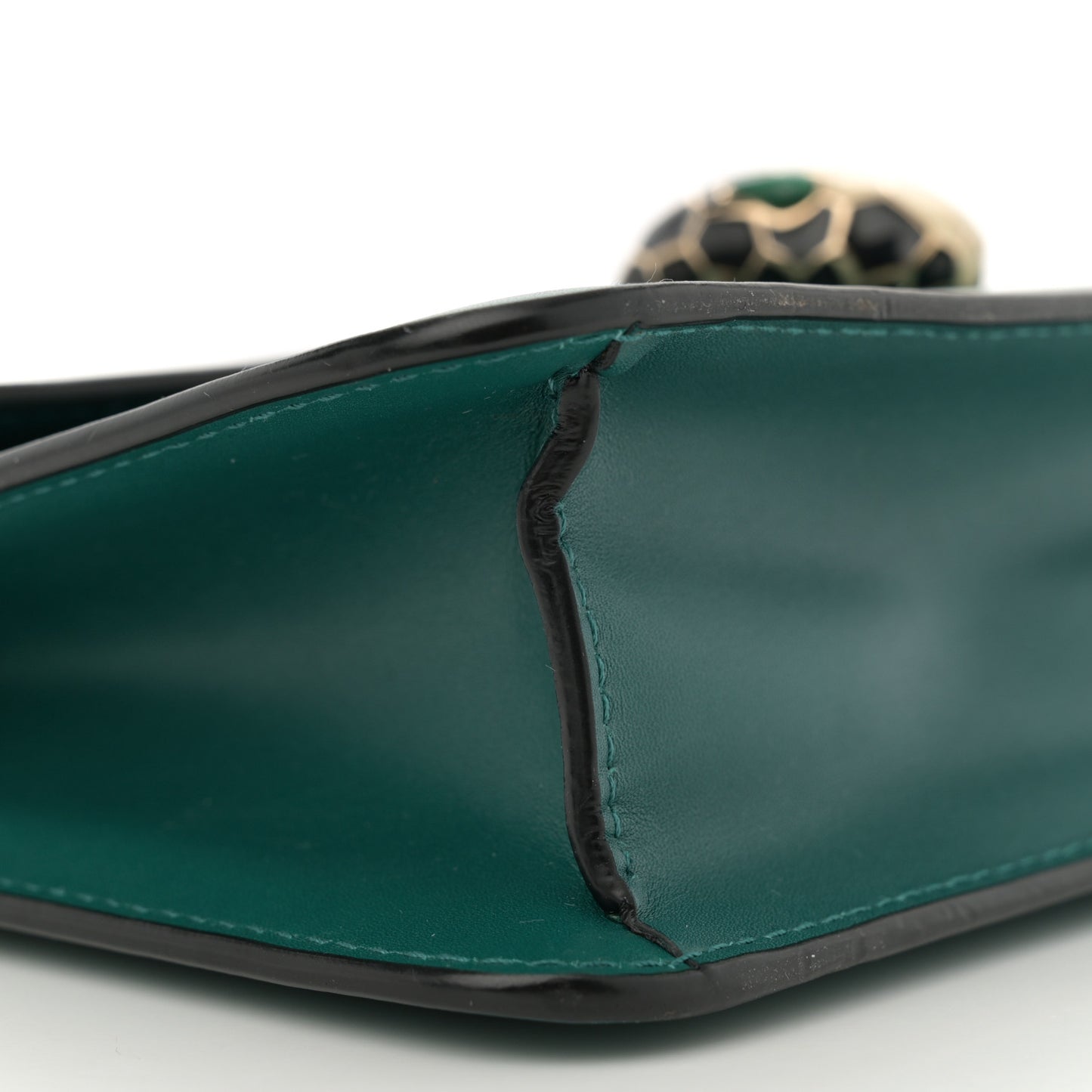 Calfskin Serpenti Forever Crossbody Bag Emerald Green