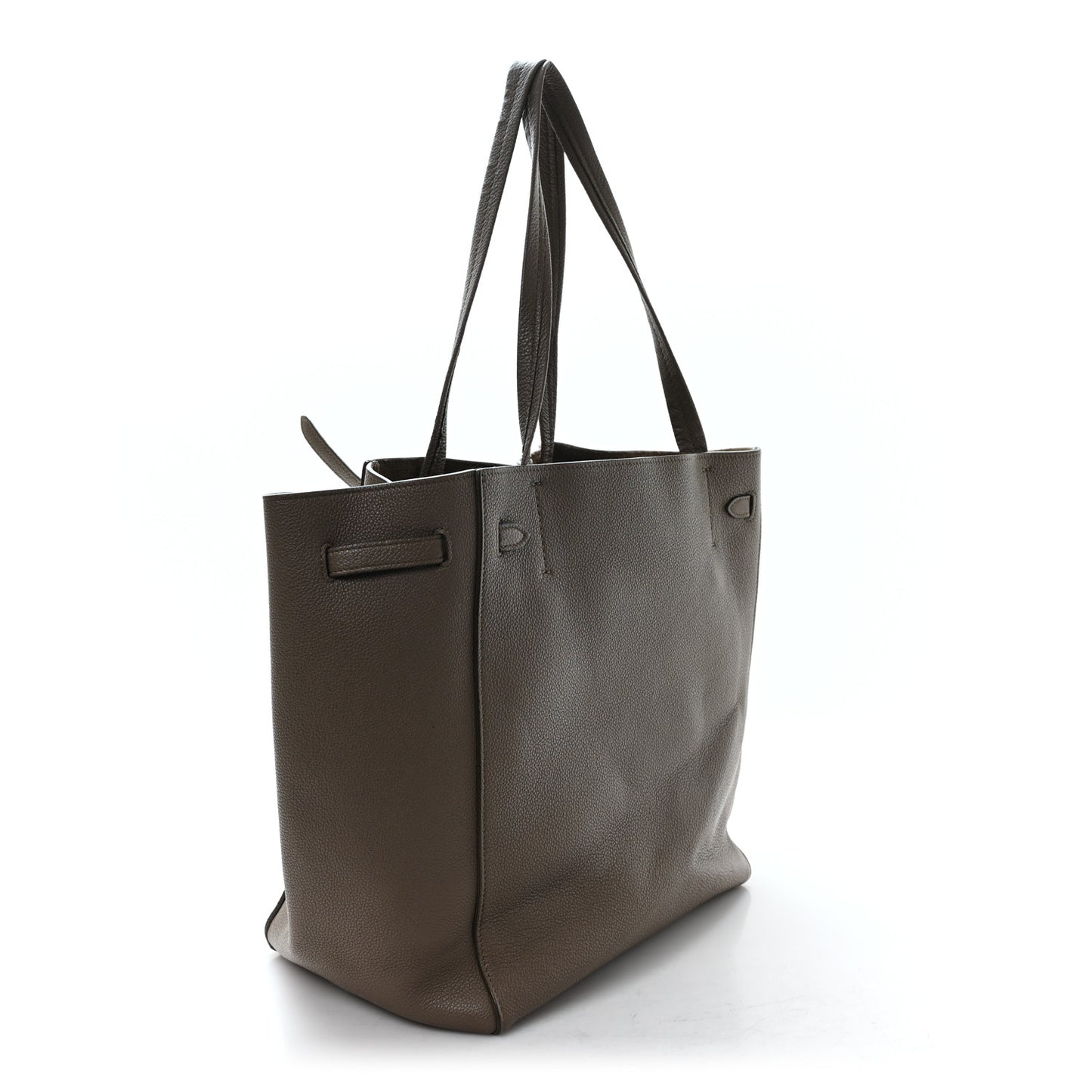 Soft Grained Calfskin Small Belt Cabas Phantom Taupe