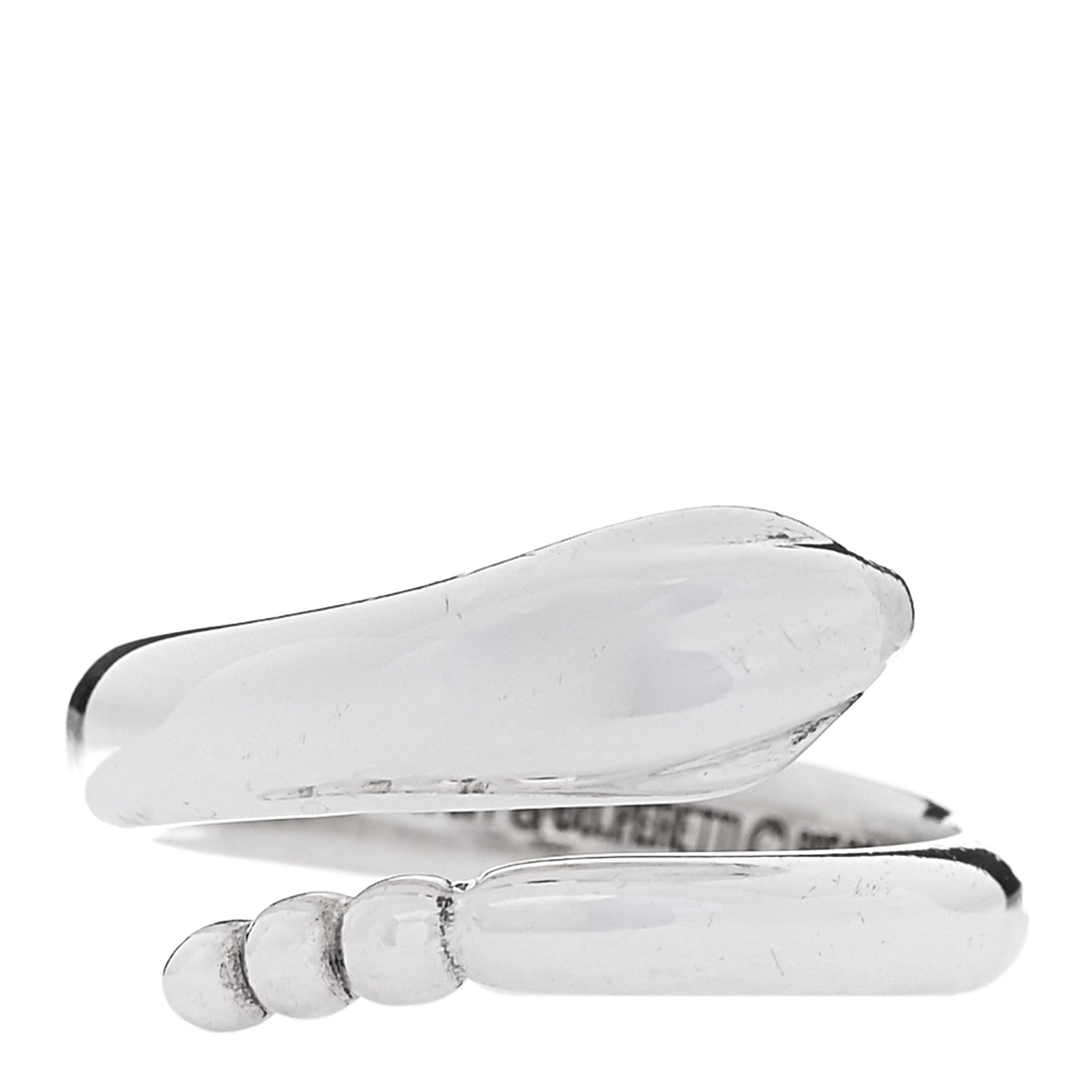 Tiffany Sterling Silver Elsa Peretti Snake Ring 47 4.25 1 of 5