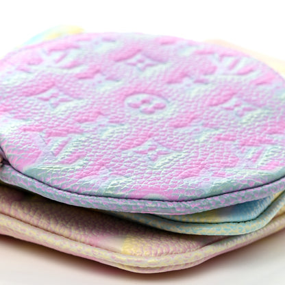Louis Vuitton Empreinte Monogram Summer Stardust Trio Pouch Pink Water Green Lilas 11 of 11