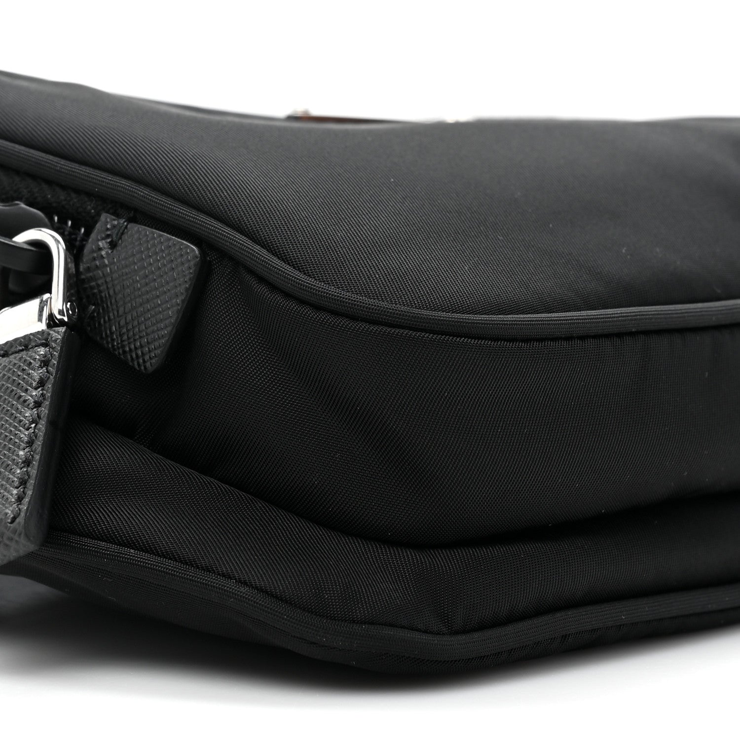 Prada Re-Nylon Saffiano Belt Bag Black 9 of 11
