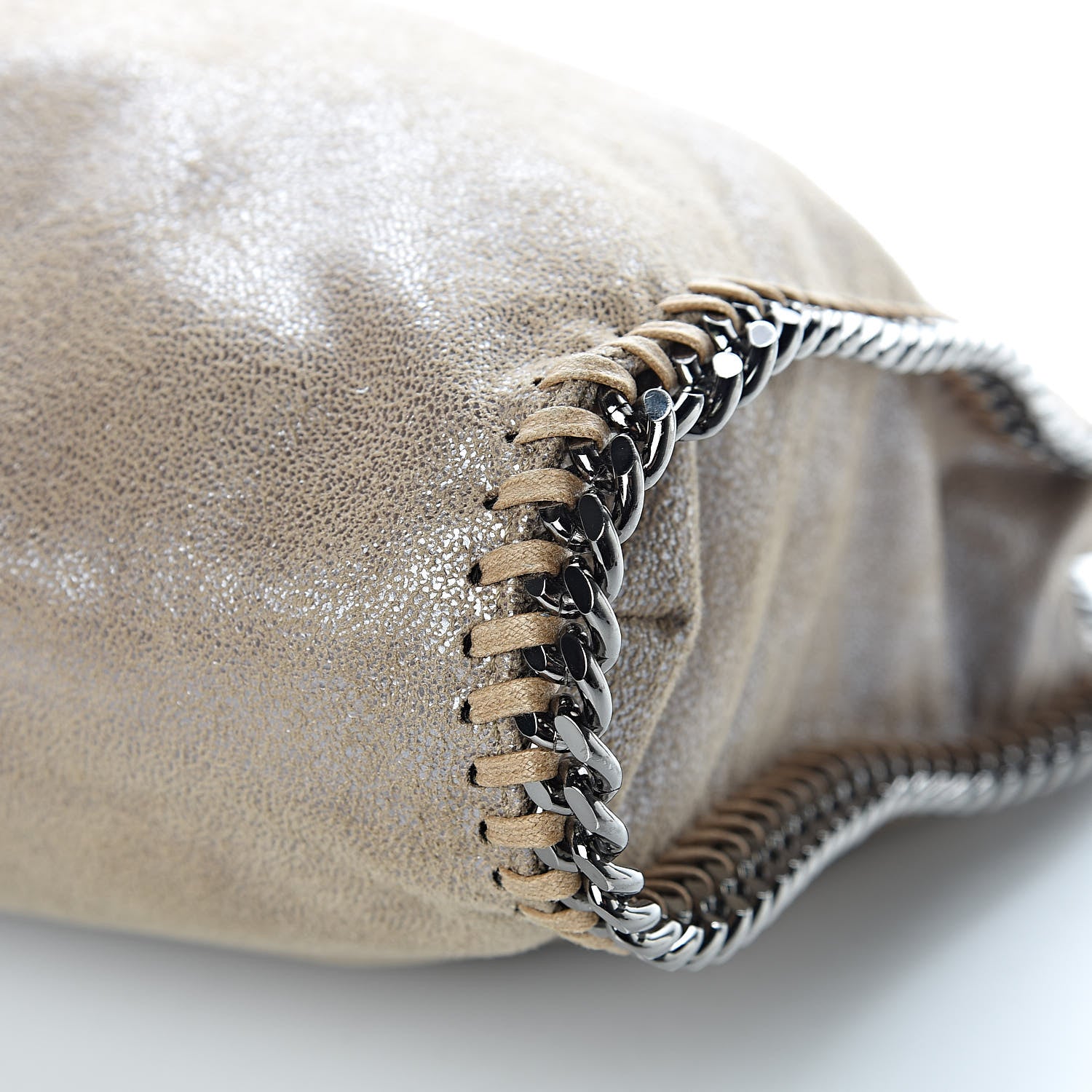Stella McCartney Shaggy Deer Small Falabella Tote Taupe 9 of 11