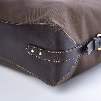 Prada Jacquard Logo Hobo Brown 6 of 12