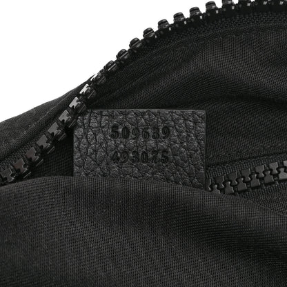 Gucci Nylon Monogram Medium Flat Messenger Bag Black 7 of 11