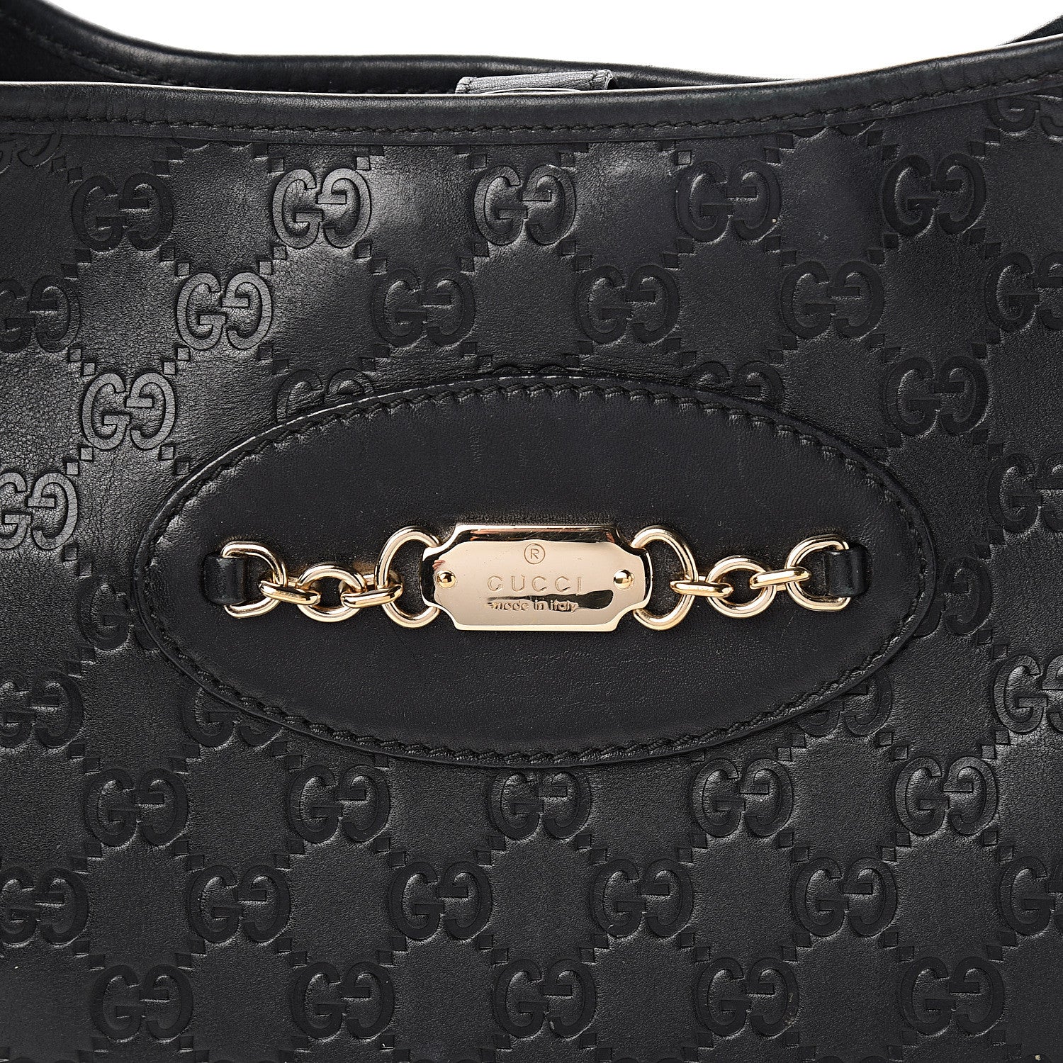 Gucci Guccissima Punch Hobo Black 13 of 14