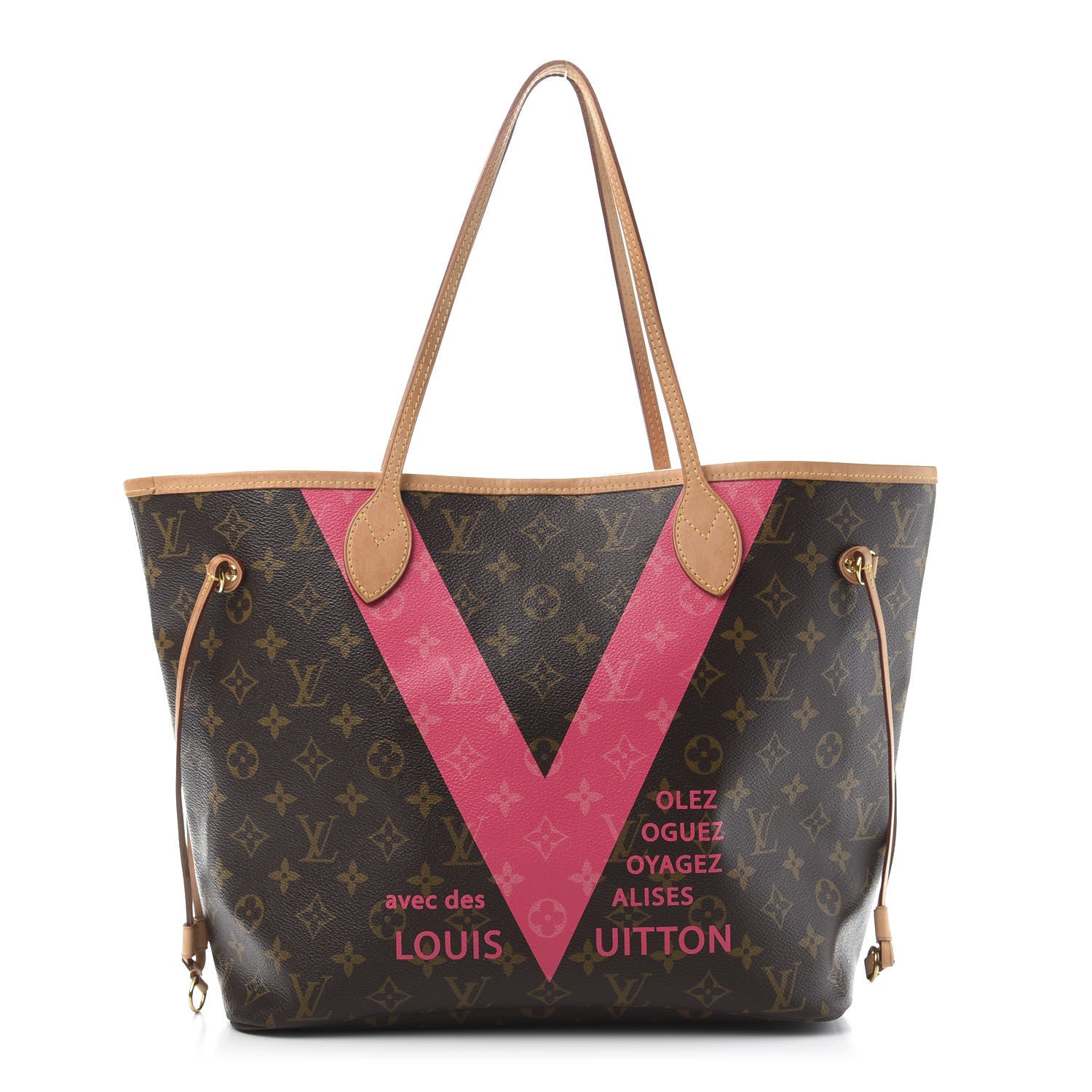 Louis Vuitton Monogram V Neverfull MM Grenade 1 of 14