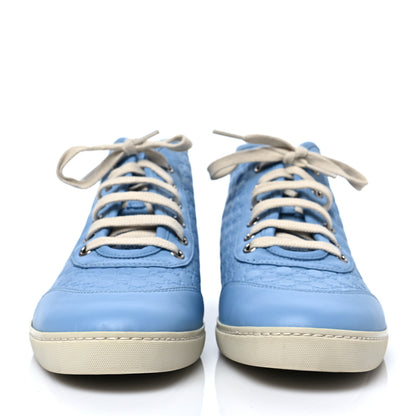 Gucci Microguccissima Womens High Top Sneakers 39 Mineral Blue 2 of 8