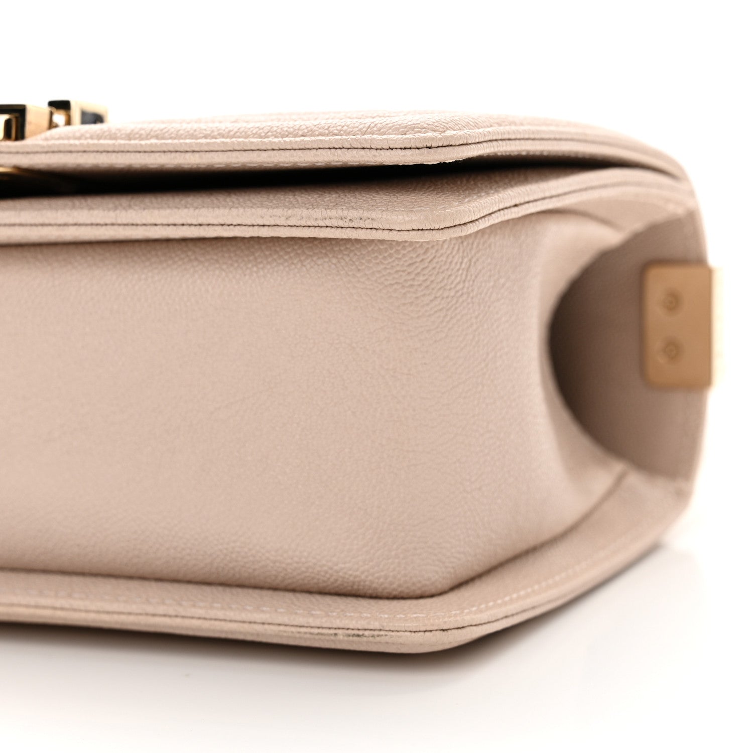 Chanel Caviar Quilted Small Boy Flap Light Beige 10 of 10