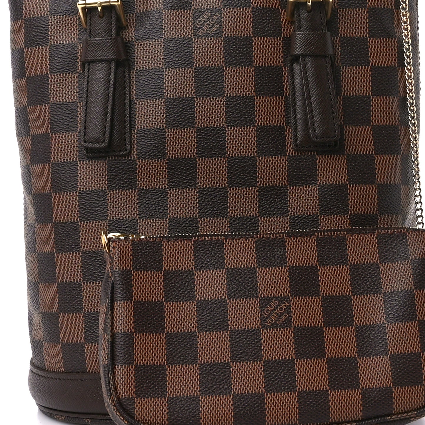 Damier Ebene Marais Bucket 23