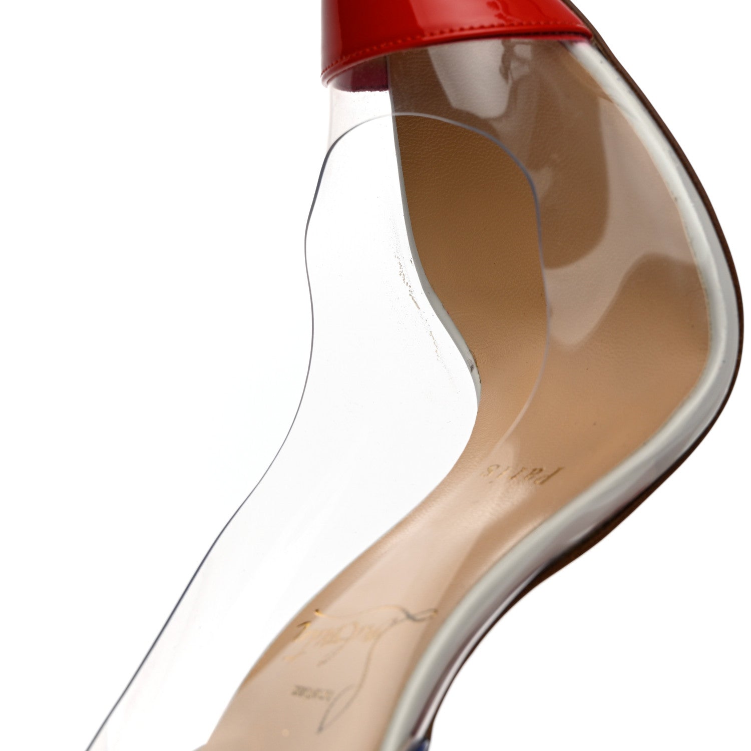 Christian Louboutin Patent PVC Debout 100 Pumps 36.5 Version Corazon 8 of 10