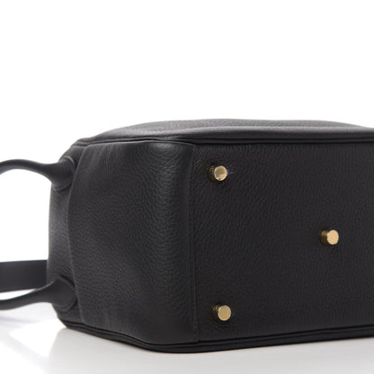 Hermes Taurillon Clemence Lindy 26 Black 6 of 11