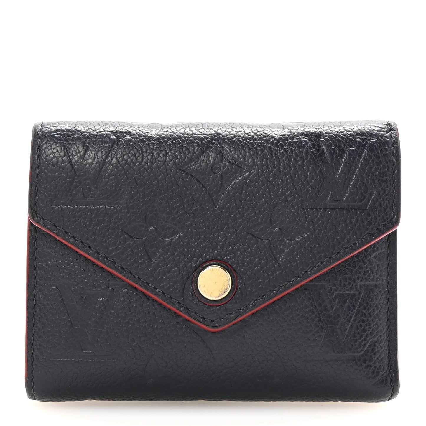 Empreinte Zoe Wallet Marine Rouge