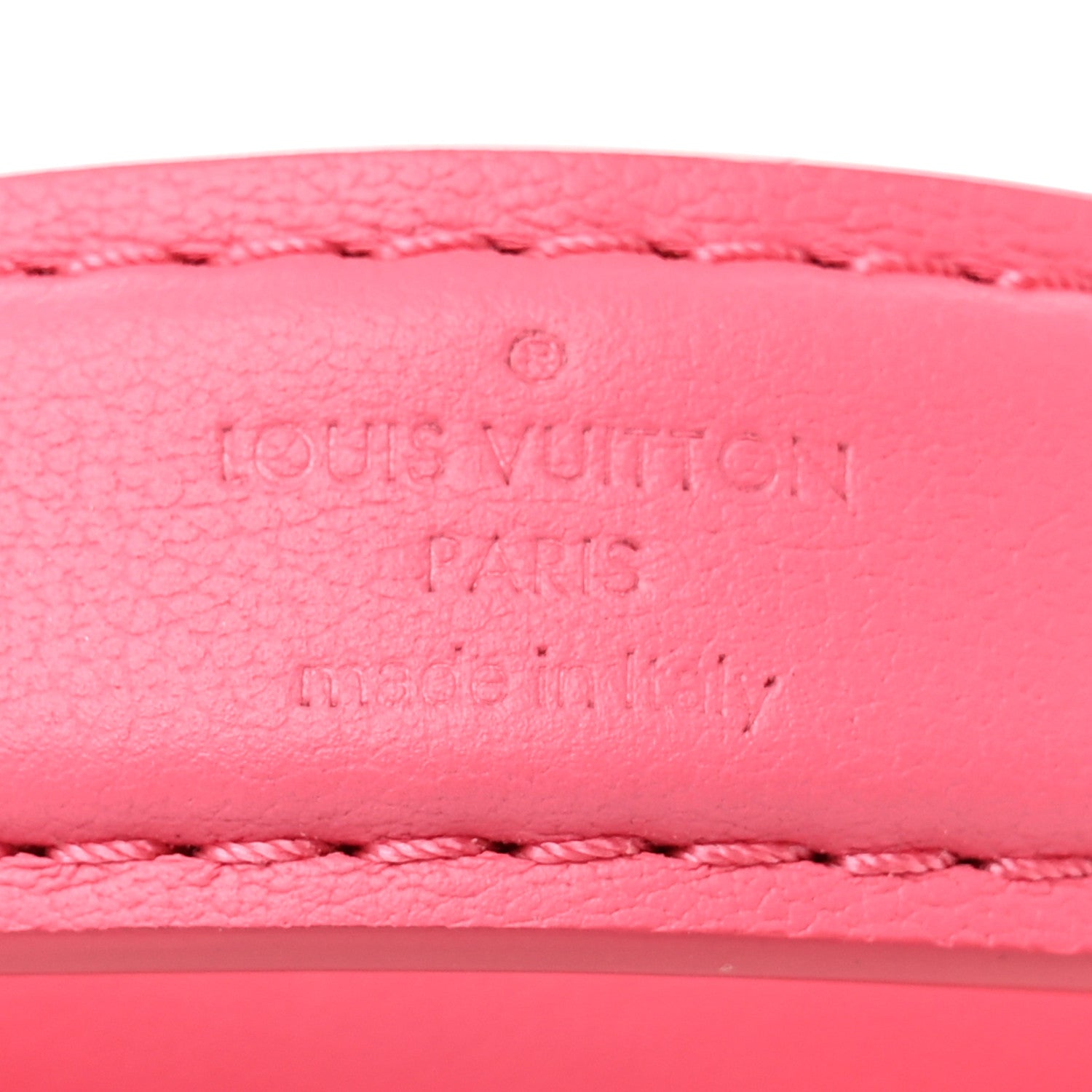 Louis Vuitton Calfskin Embroidered Monogram Pop My Heart Bag Pouch Dragon Fruit Pink 6 of 9