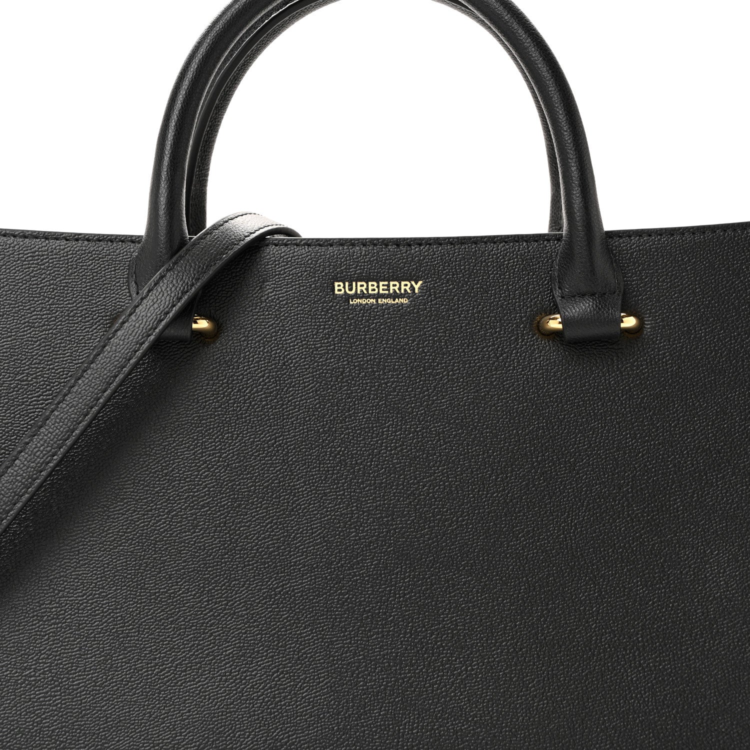 Burberry Calfskin Mega Check Small Banwell Tote Black 1839679