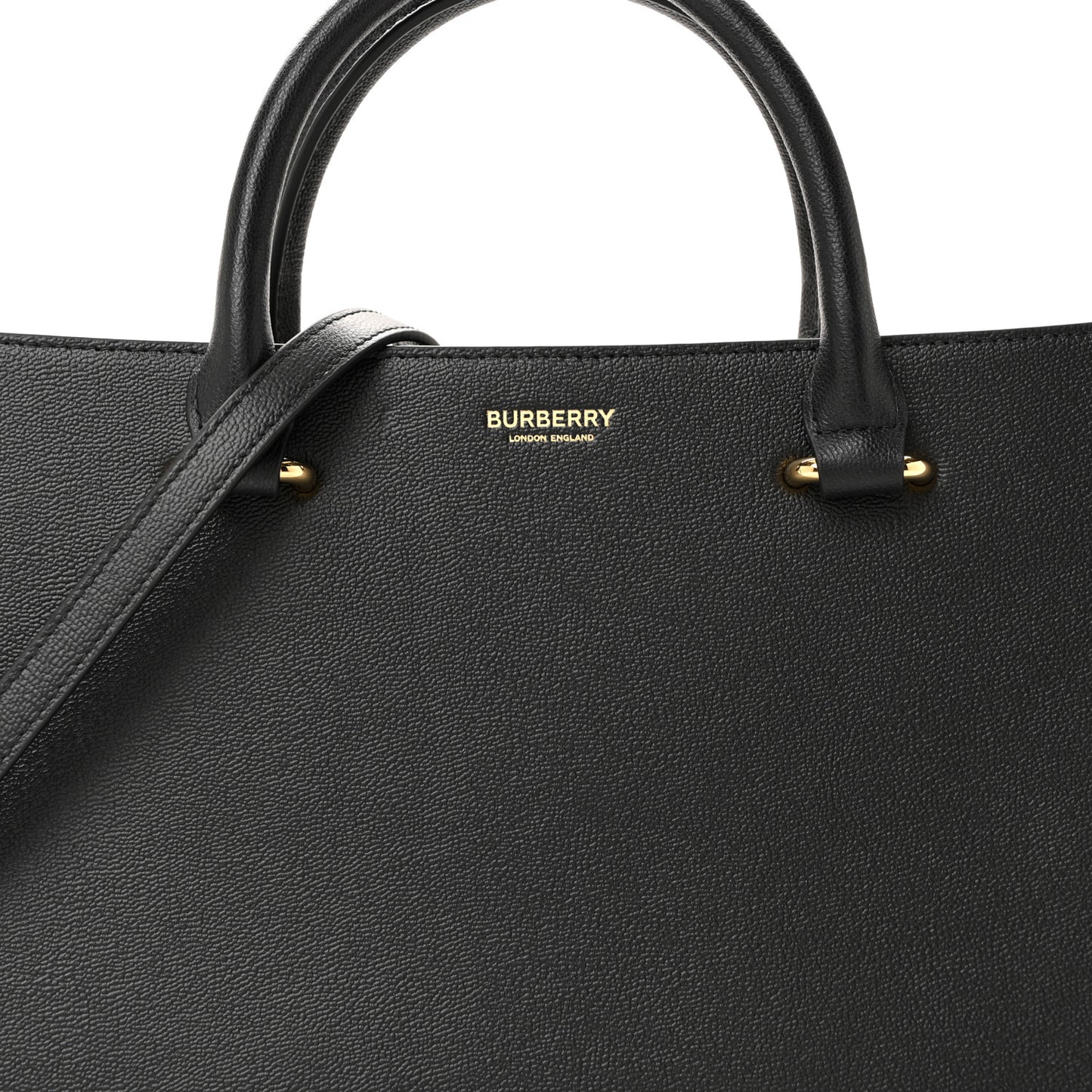 Calfskin Mega Check Small Banwell Tote Black