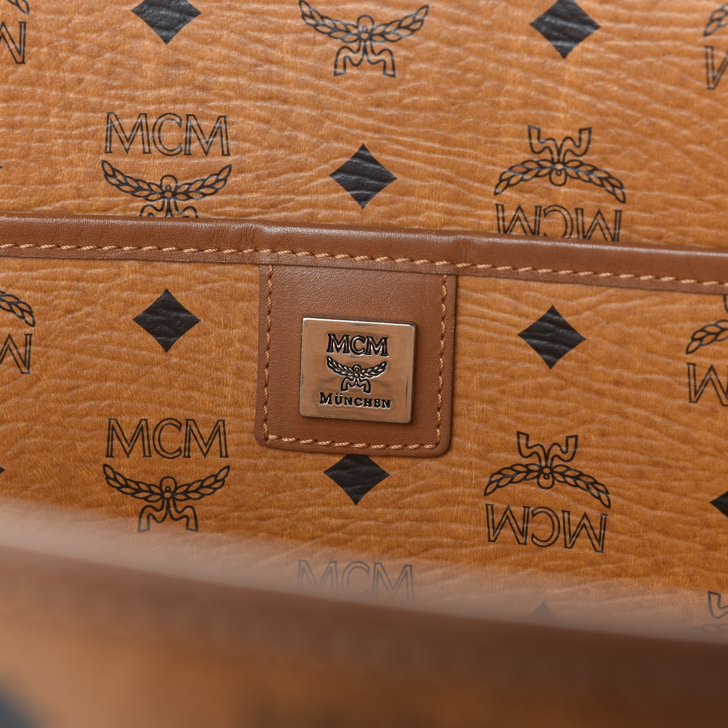 Visetos Shopping Tote Cognac
