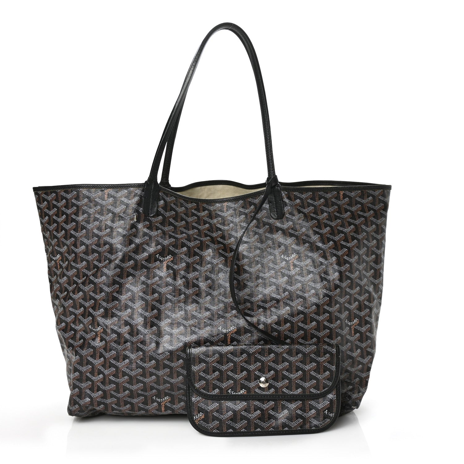 Goyard Goyardine Saint Louis GM Black 1 of 9