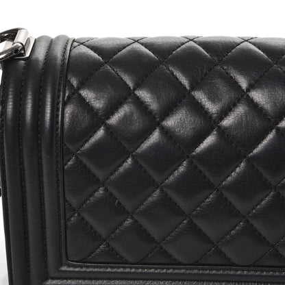 Chanel Calfskin Quilted Small Boy Flap Black 10 of 13