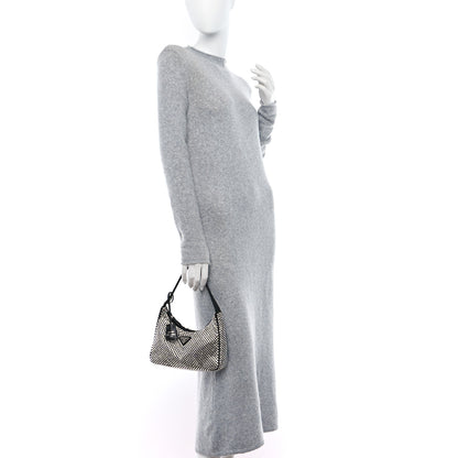 Prada Satin Crystal Mini Re-Edition 2000 Bag Cristal 2 of 9