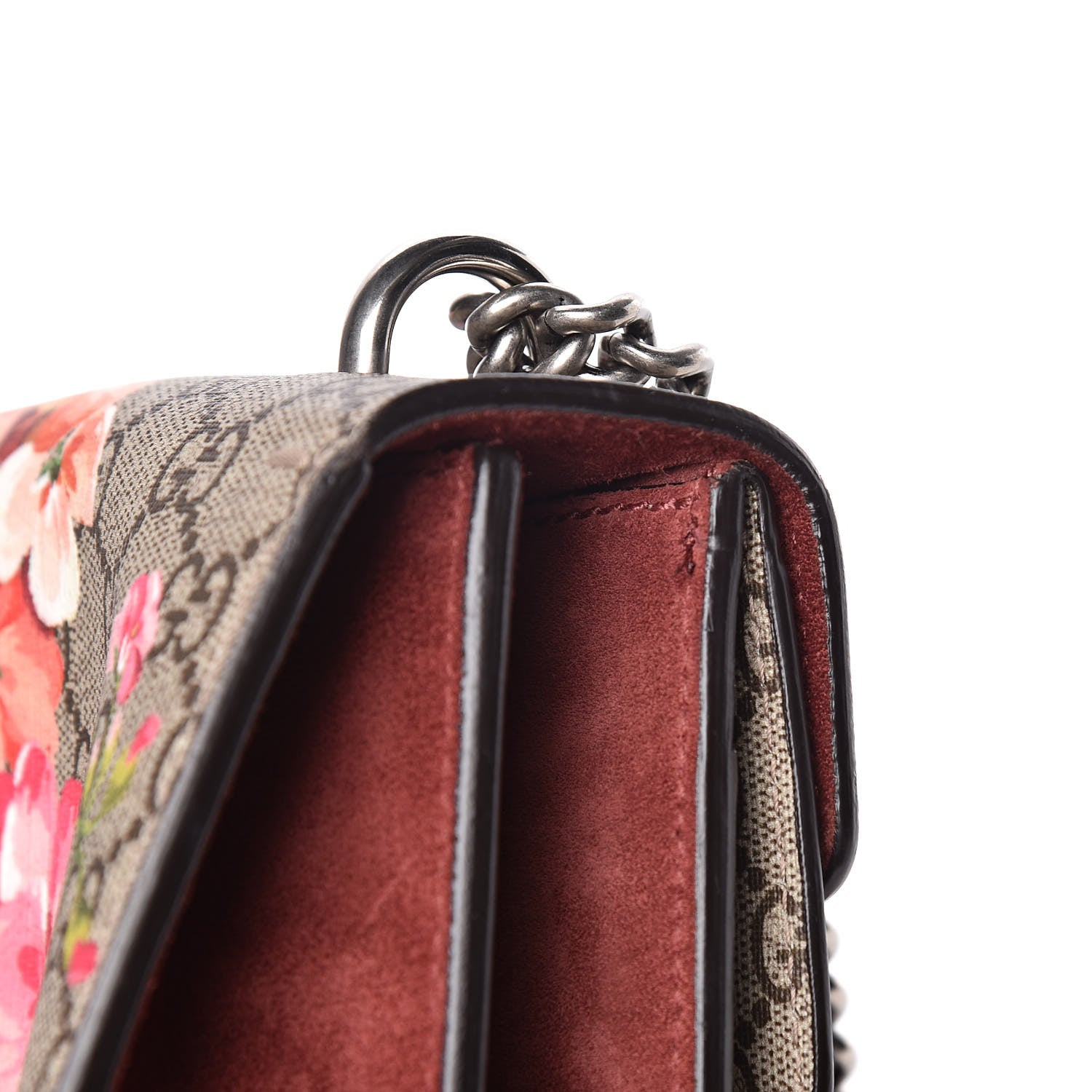 Gucci GG Supreme Monogram Blooms Small Dionysus Shoulder Bag Beige Multicolor Dry Rose 14 of 14