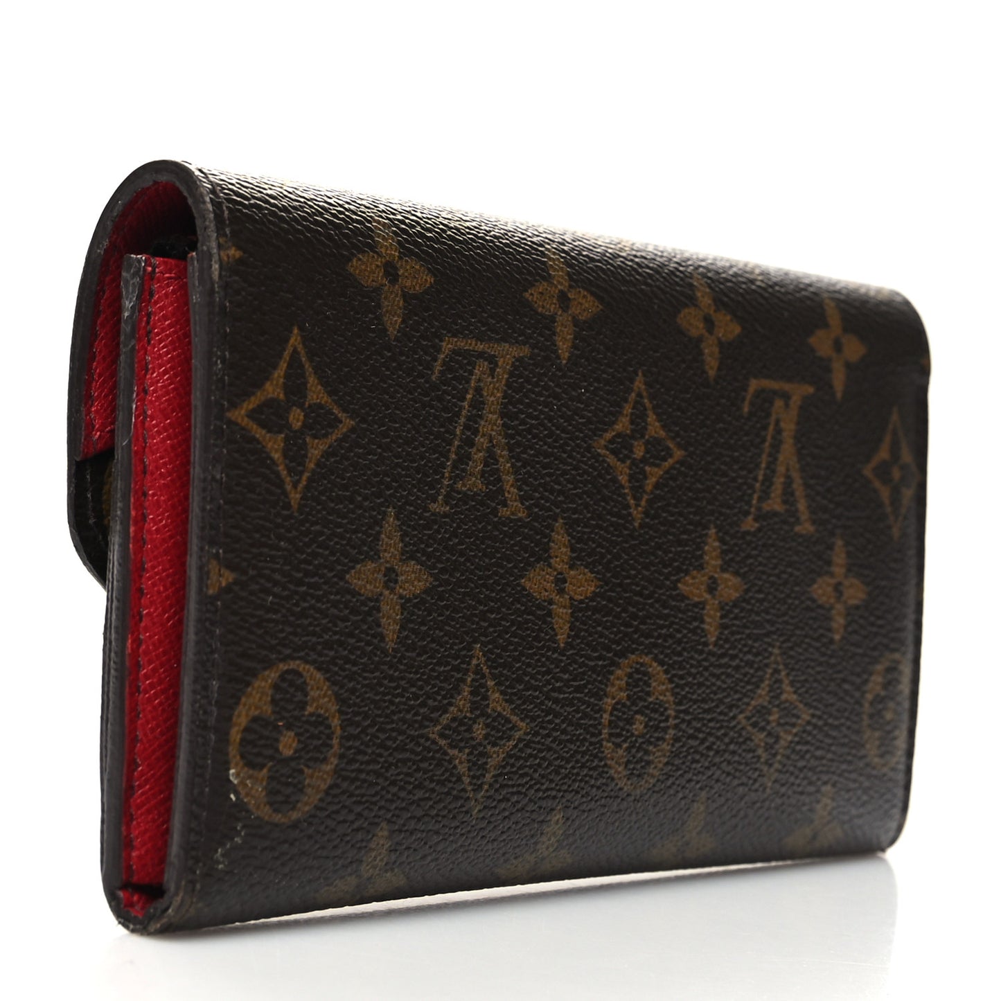 Monogram Emilie Wallet Rouge