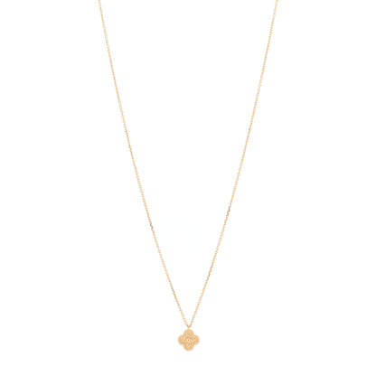 Van Cleef & Arpels 18K Rose Gold Sweet Alhambra Pendant Necklace 1 of 5