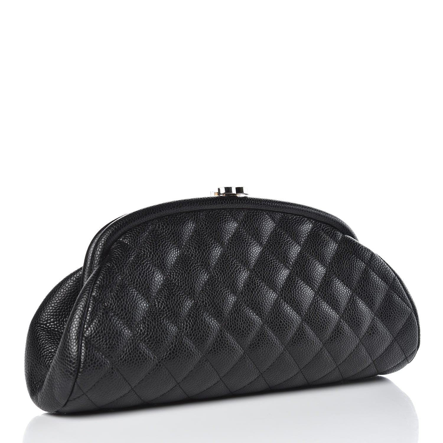 Chanel Caviar Quilted Timeless Clutch Black 3 of 7