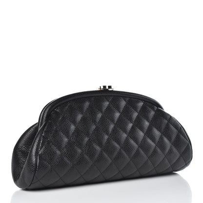 Chanel Caviar Quilted Timeless Clutch Black 3 of 7