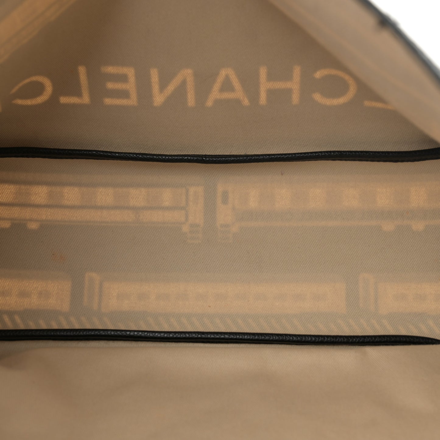 Coated Canvas Le Train Bag Black